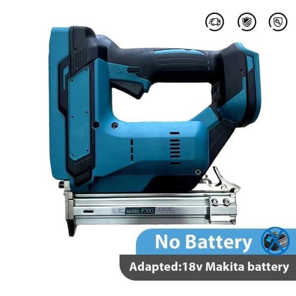 Elektrisk Negle Pistol, Børsteløs Motor, Kompatibel med Makita 18V Batteri,Ingen batteri