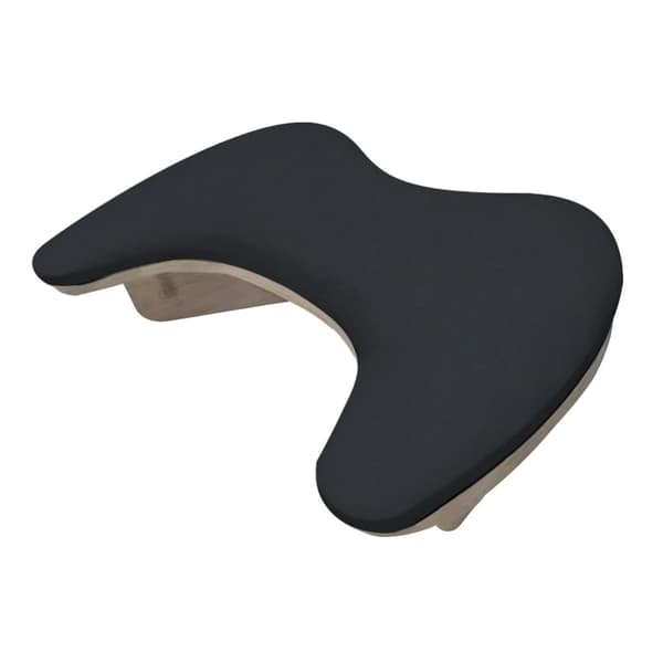 U-formad Nagelhandstöd, Vattentålig Yta, Ergonomisk Design,Svart