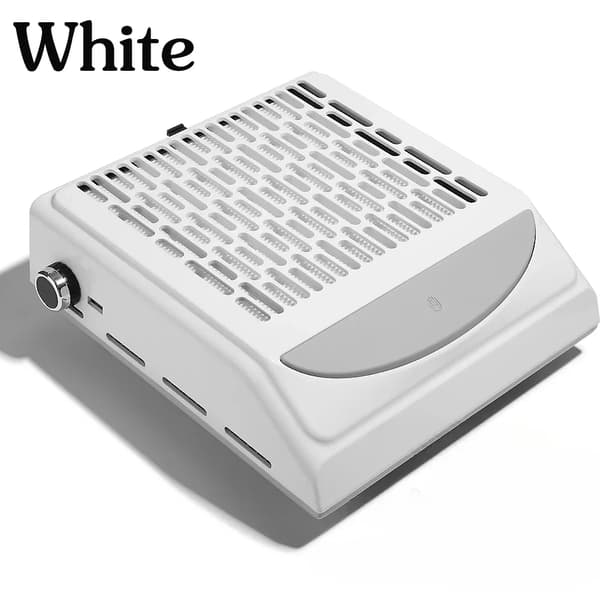 Extractorvifte til manicure, 180W effekt, 6500 RPM,EU, 858-10-Hvid