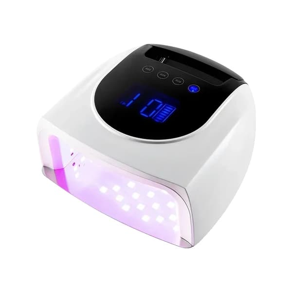 Uppladdningsbar Nagel UV-lampa, 84W Härdningskraft, Sladdlös Bekvämlighet,Röd Ljus, EU