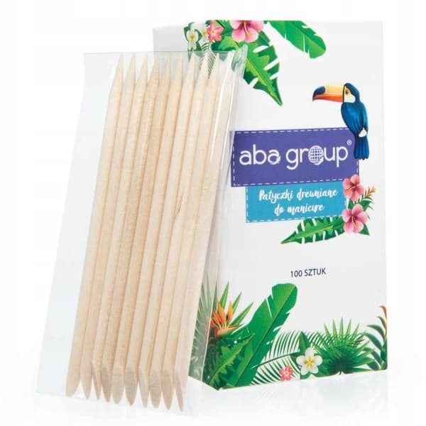 ABA GROUP Træpinde til manicure - 100 stk.