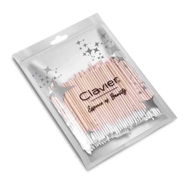 CLAVIER Precision nagelbandspinnar med bomull 100 st - 1 förpackning