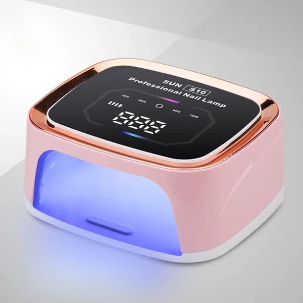 Uppladdningsbar Nagellampa, 108W Effekt, 36 LED-perlor,Plug-in rosa, EU