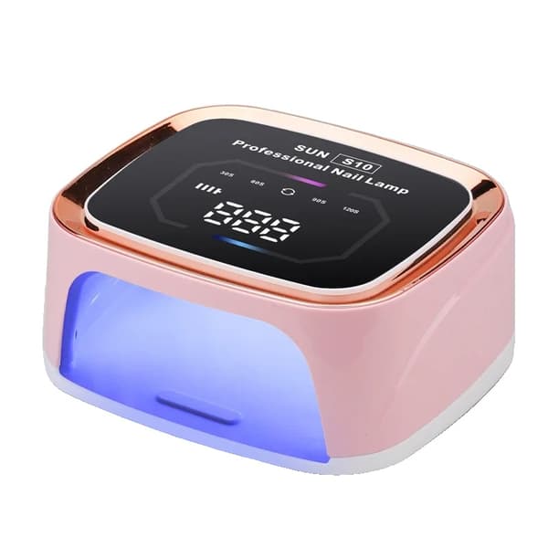 Uppladdningsbar Nagellampa, 108W Effekt, 36 LED-perlor,Plug-in rosa, EU