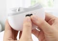 Miniatyrbillede 10 af 10: ELEKTRISK NEGLEKLIPPER TURISTFRÆSER POLERMASKINE USB HVID