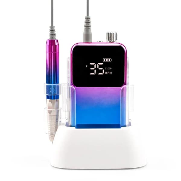 Elektrisk neglefil, 35000 RPM hastighed, trådløs design,EU, Blå