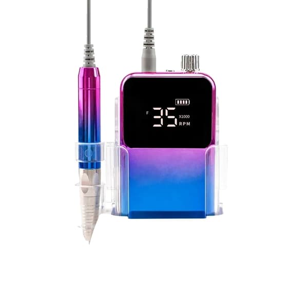 Elektrisk neglefil, 35000 RPM hastighed, trådløs design,EU, Blå
