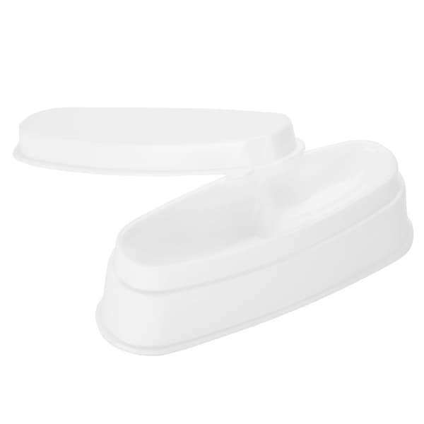 Nageldoppningspulverfat, bärbar design, hållbart plastmaterial, idealisk för manikyr