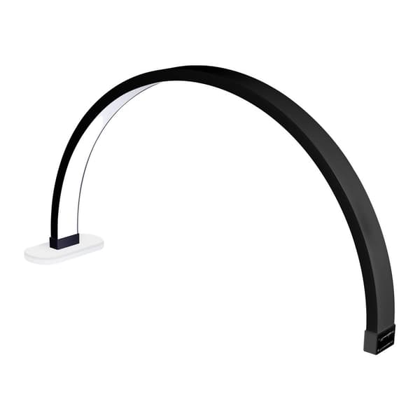 Arch Table Nail Lamp, Justerbar färgtemperatur, Hög CRI,svart