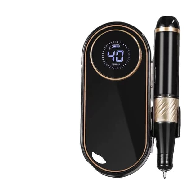 Neglepoleringsmaskine, 0-40000 RPM, 12 timers driftstid, 2000mAh batteri,Sort