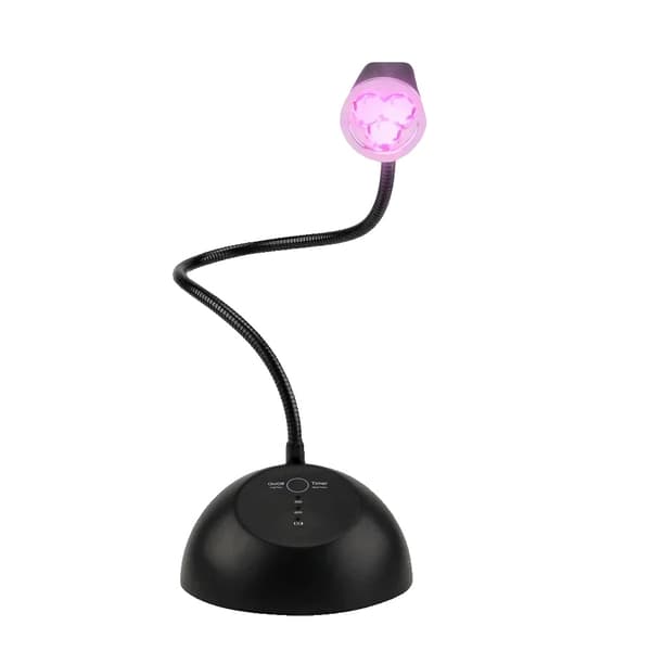 Bærbar Neglelampe, 2500mAh Batteri, Berøringsaktiveret, 18W Hærdningskraft,sort