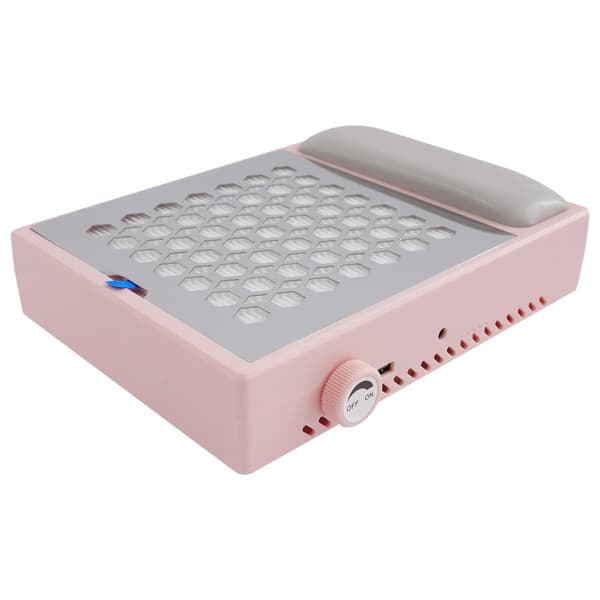 Neg støv extractor, 56W effekt, justerbar sugeevne, ergonomisk design,Lyserød