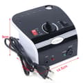 Miniatyrbillede 2 af 2: Elektrisk Neglefil, Justerbar Hastighed, 5 Boremaskiner,EU, sort