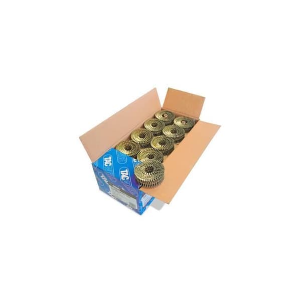 Låda med 14 400 spikar med platt huvud, ringad i rulle D. 2,1 x 40 mm - Tacwise - 0995