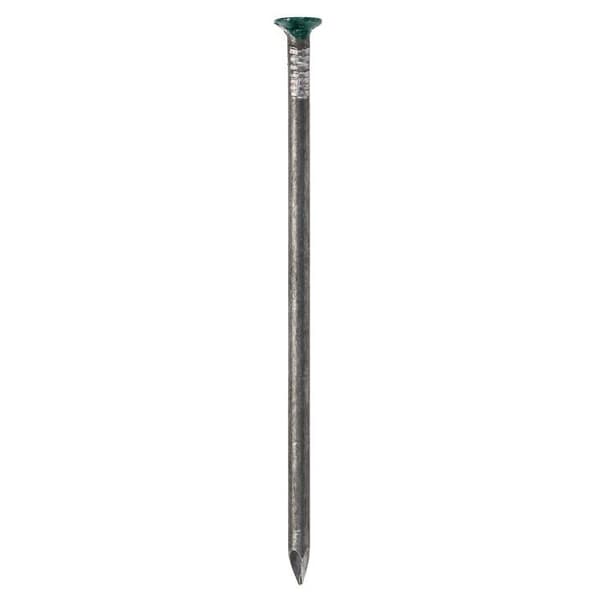 Flandria - CTPG100 - Förpackning med 100 konstgräsfixeringsnaglar, gröntonat platt huvud, diameter 5,5 x längd 140 mm