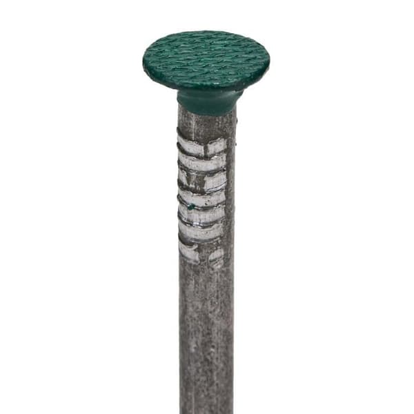 Flandria - CTPG100 - Förpackning med 100 konstgräsfixeringsnaglar, gröntonat platt huvud, diameter 5,5 x längd 140 mm