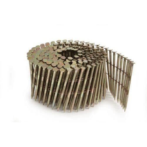 Tacwise 0964 64 mm låda med 4000 galvaniserade naglar Coil Bright Ring Finish