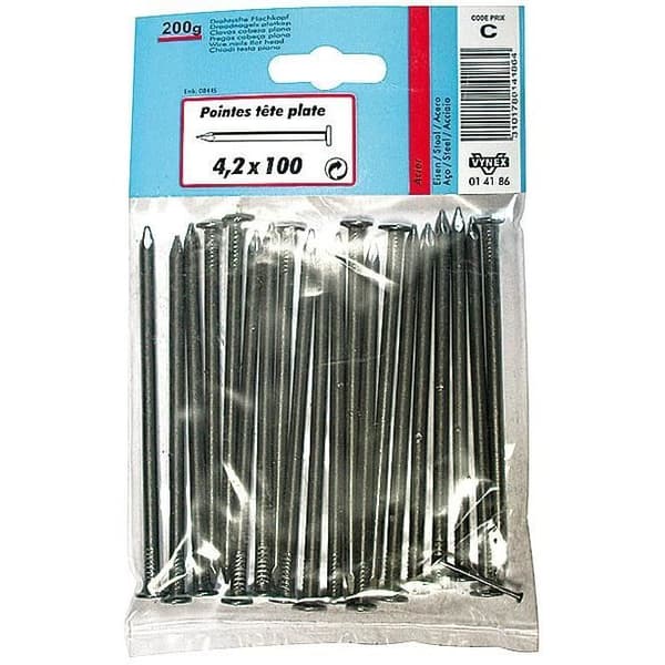 Plattåspets - VYNEX - 3.4x80 mm - paket med 200