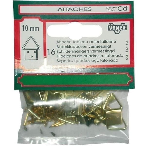 VYNEX - Fäste triangel mässing 10mm sc