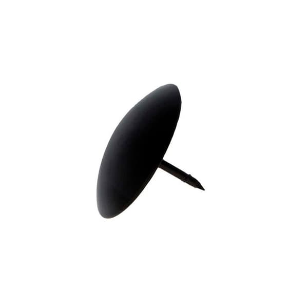 Dekorativ klämma - AMIG - 10655 - Stål - Svart - 30 mm