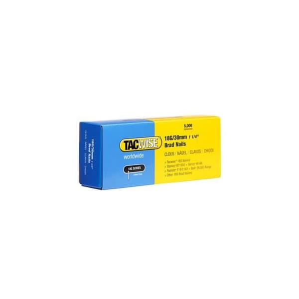 Kartong med 5000 spikar typ 18G L. 30 mm - TA-0397 - Tacwise