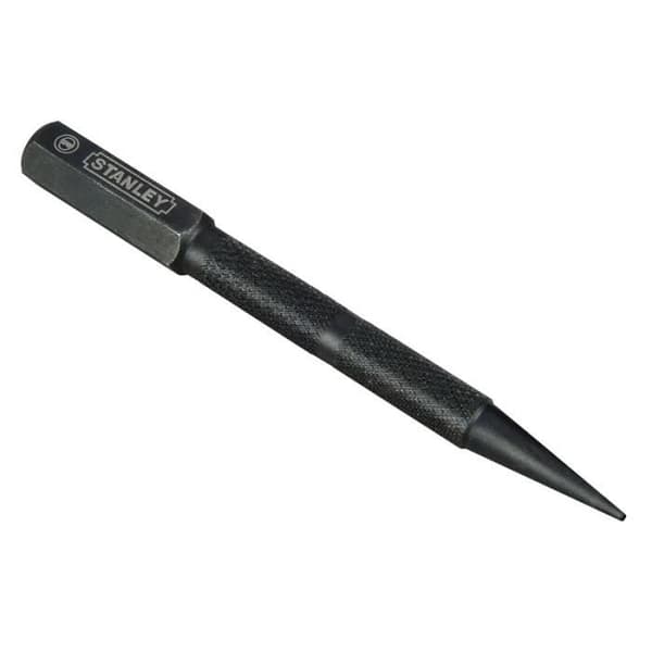 Stanley Nail Punch - 4" - 0,8 mm - Härdat stål - Tandat handtag - Fyrkantigt huvud