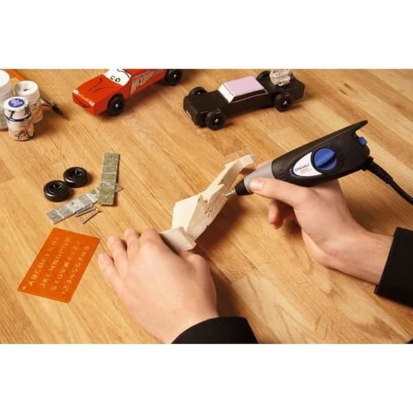 Set med 3 DREMEL 9924 hårdmetallspetsar (gravyr på trä, metall, plast för Dremel 290 gravör)