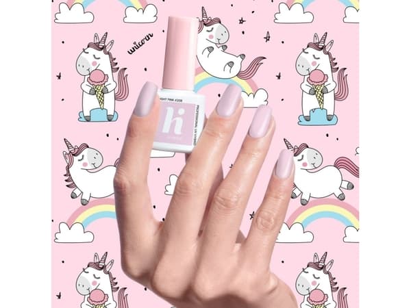 Hi Hybrid hybrid polish Unicorn 208 Bright Pink