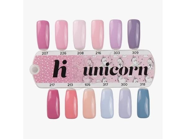 Hi Hybrid hybrid polish Unicorn 208 Bright Pink