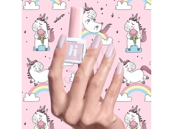 Hi Hybrid hybrid polish Unicorn 208 Bright Pink