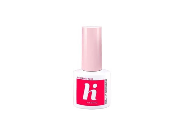 Hi Hybrid hybrid polish 233 Neon Red