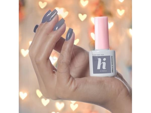 Hi Hybrid hybrid polish 424 Clear Grey