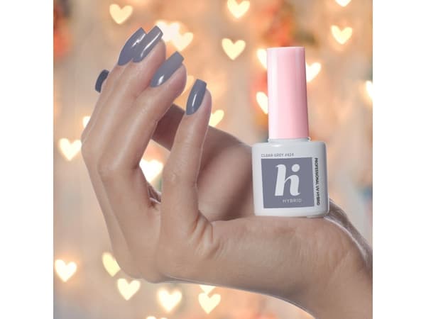Hi Hybrid hybrid polish 424 Clear Grey