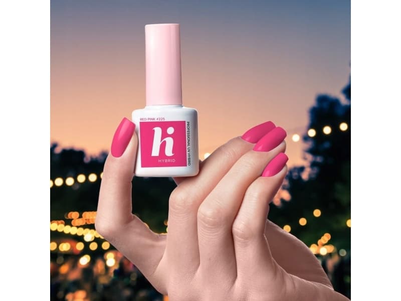 Hi Hybrid Gel polish No. 225 Red Pink 5ml