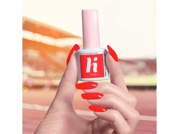 Hi Hybrid hybrid polish 235 Neon Salmon