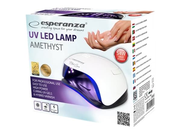 Esperanza EBN005, UV + LED, 36 lamppua, Musta, Valkoinen, 54 W, 220 - 240 V, 50 - 60 Hz