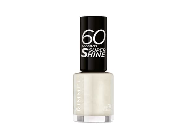 Rimmel 60 Seconds Super Shine Nail Polish - Silver Bullet