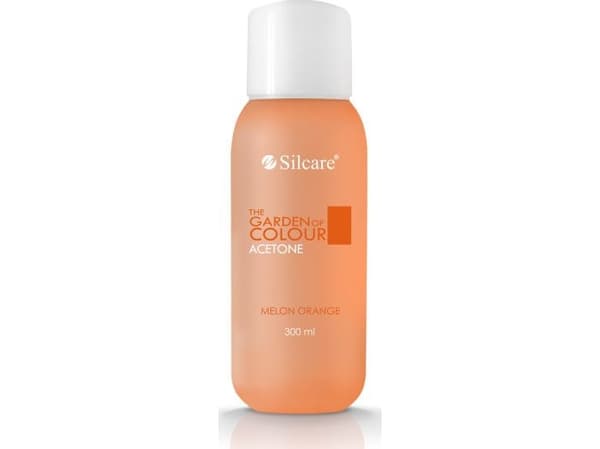 SILCARE_The Garden of Color Acetonaceton for fjerning av Melon Orange hybrid gel neglelakk 300ml
