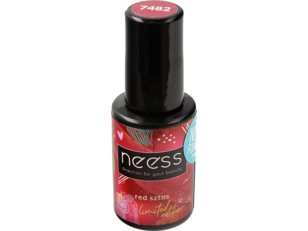 NEESS NEESS Hybrid nail polish 7482 red packet 4ml