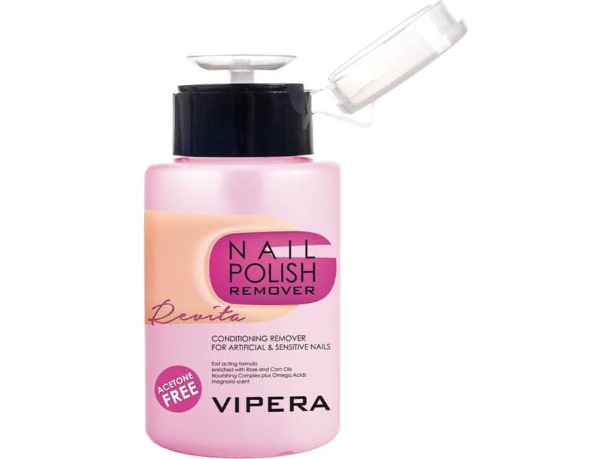 Vipera VIPERA_Nail Polish Remover Revita Acetone-free nail polish remover with a complex of vitamins and omega acids 175ml