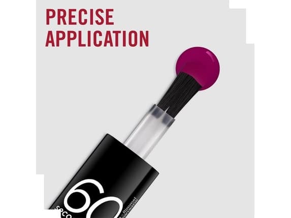 Rimmel 60 Seconds Super Shine, Bordeaux, Berries And Cream, Färgande, 1 styck, Glansigt, Flaska