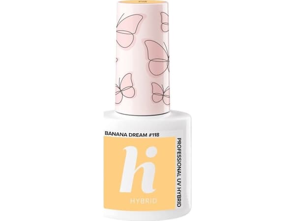 Hi Hybrid Hi Hybrid Perhonen Hybridilakka #118 Banana Dream 5ml
