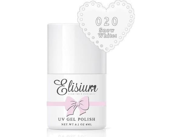 Elisium ELISIUM_UV geelilakka hybridi kynsilakka 020 Snow White 8ml