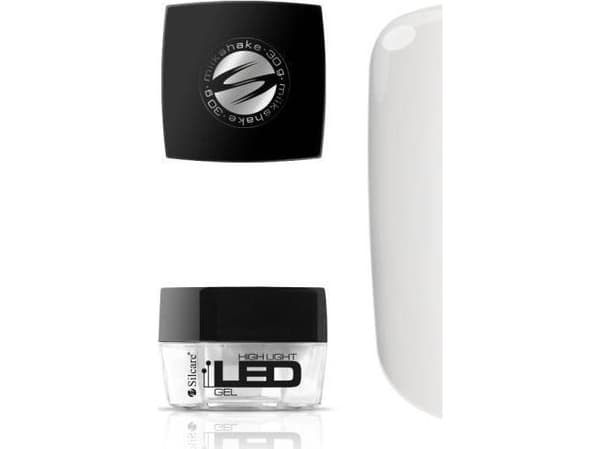 Silcare SILCARE_High Light Led Gel middels tykk enfaset neglegel Milkshake 30g