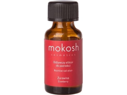Mokosh Cosmetics Nutritive Nail Elixir a nourishing elixir for nails Cranberry 10ml