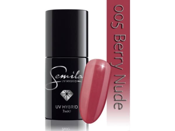 SEMILAC UV Hybrid varnish 005 Berry Nude 7ml