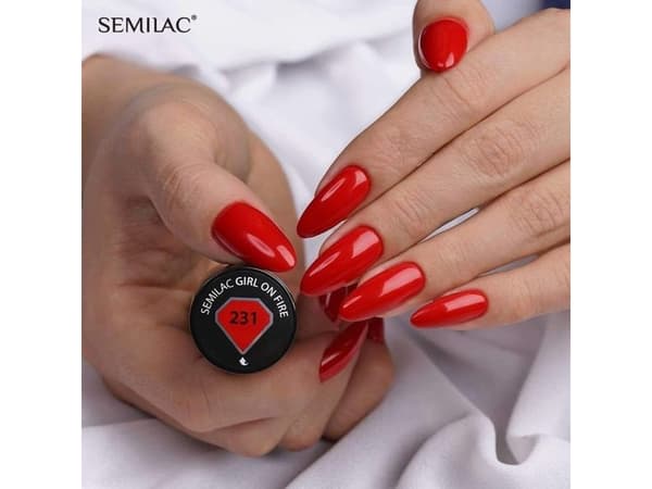 SEMILAC Hybrid Varnish 231 Girl on Fire - 7 ml
