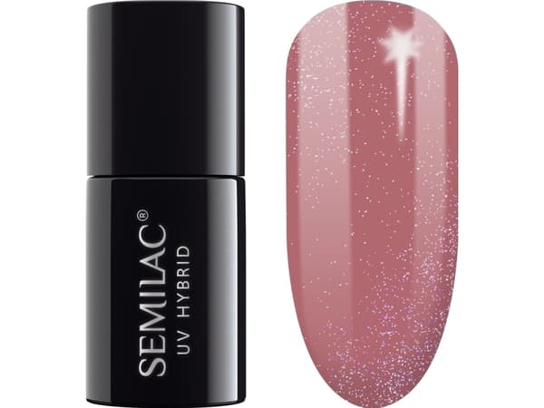 Semilac Semilac Hybrid nagellack Shimmer Dust Caramel 321 universal