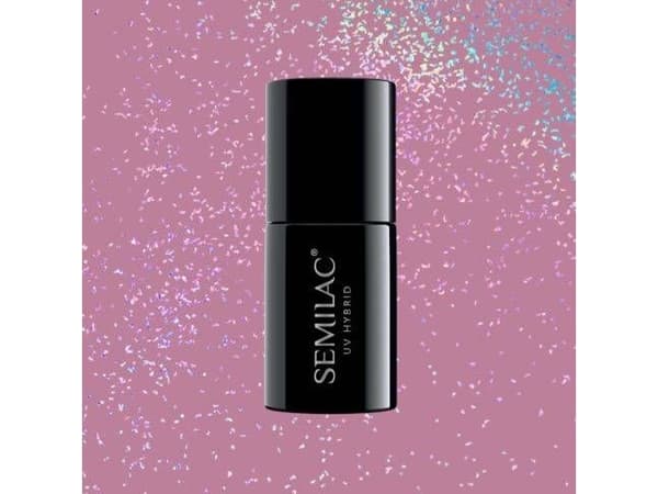 SEMILAC Hybrid Varnish 319 Shimmer Dust Pink - 7 ml