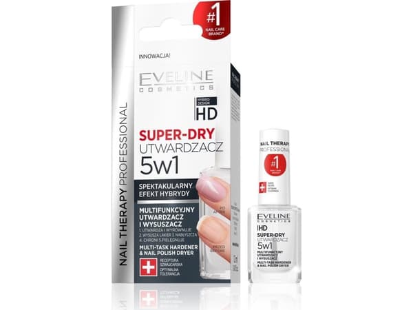 Eveline Nail Therapy Negleherder og tørketrommel 5in1 Super-Dry 12ml